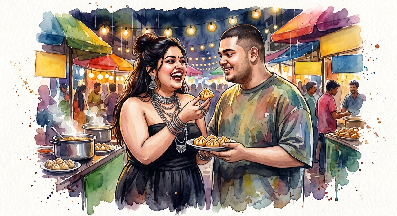 Lajpat Nagar Ke Teekhe Momos