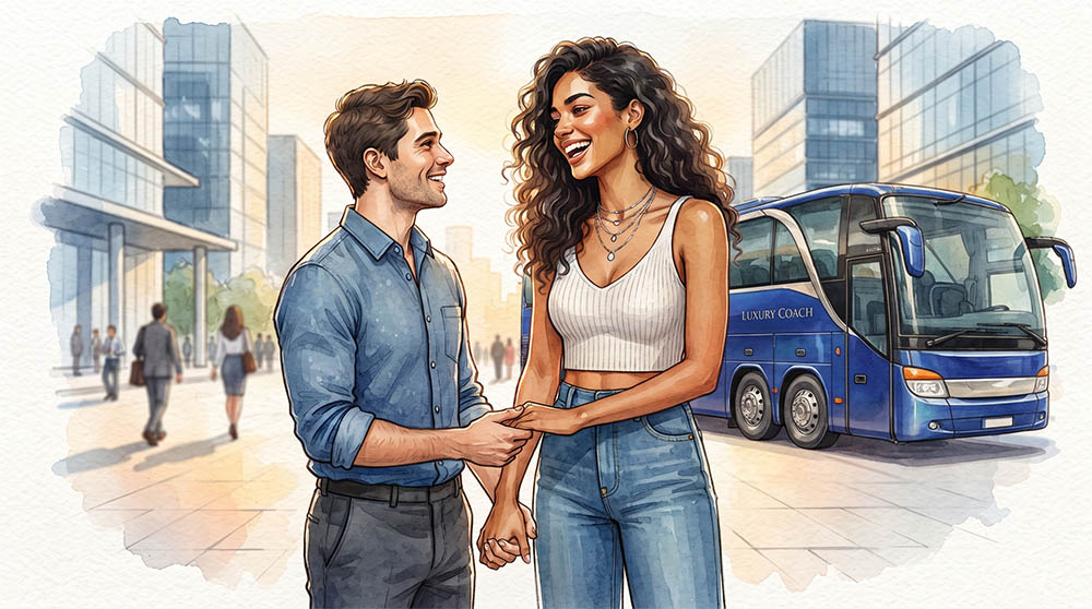 "Rohini Se Cyber Hub Tak" - Bus wala Romance